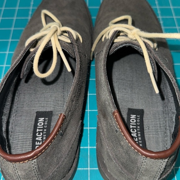 Kenneth Cole Reaction Gray Suede Desert Wind Low Ankle Boot Mens Size 10.5 - Picture 4 of 12